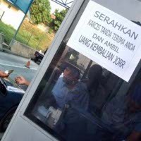 Dua Kali Kembalian Tol Kurang 