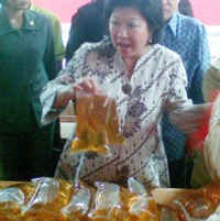 Pemasaran Migor Kemasan 2009 Capai 10% dari Migor Curah