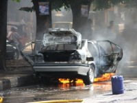 BMW yang Terbakar di TB Simatupang Milik Eks Mentan