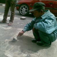 Batu Andesit di Jalan Braga Ditambal