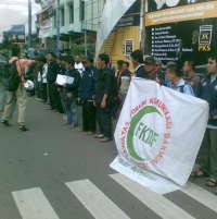 Solidaritas untuk Palestina, FSLDK Bandung Aksi di Jakarta