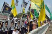 HTI Berkeras Pakai Speaker di Depan Kedubes AS, Polisi Mengalah