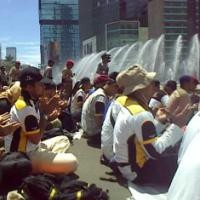 Demo Kecam Israel, Massa PKS Tumpah Ruah di Bundaran HI 