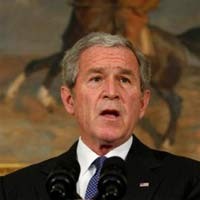 Bush Inginkan Monitoring Genjatan Senjata