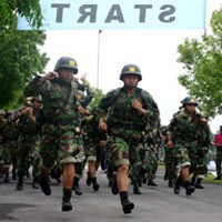 HUT Brigif-1 ke 46 Marinir, Gelar Lomba Peleton Tangkas