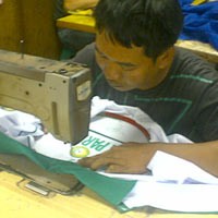 Pedagang Atribut Parpol di Pasar Senen Kebanjiran Order