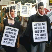 Mahasiswa Hukum Tolak Harifin A Tumpa Jadi Ketua MA