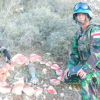 Pasukan TNI di Lebanon Temukan Cluster Bomb Israel 