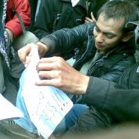 2 Wartawan Terbunuh di Gaza, SWB Gelar Aksi Unjuk Rasa