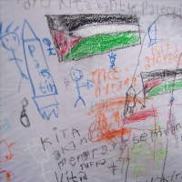 Siswa TK Salman Al Farisi Kecam Israel Lewat Gambar