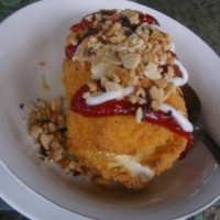 Es Krim Goreng Krenyes-krenyes ala Cafe Tomat
