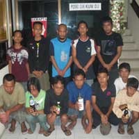 Polisi Amankan 15 Orang Saat Pesta Miras