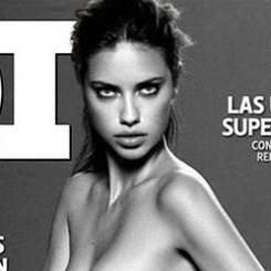 Adriana Lima Pose Topless di Spanyol