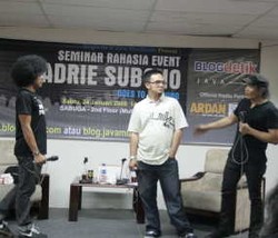 Adrie Subono Kebanjiran Peserta di Bandung 