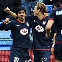 Aguero-Forlan Menangkan Atletico dan Resino