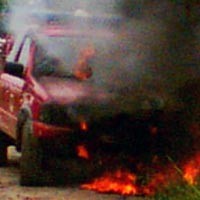 Mobil Patroli Milik Dephut Dibakar Perambah Hutan Tesso Nilo