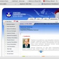 Situs Depdiknas DIsinyalir Rentan Pembobolan