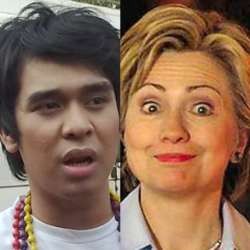 Hillary Clinton Eksis Bareng Olga di Dahsyat