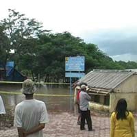 Demi Keselamatan, Polisi Pasang Police Line di Papan Duga