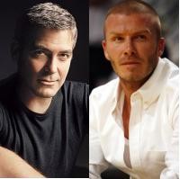 Beckham Numpang di Villa Clooney