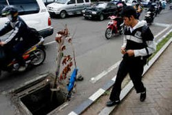 Lubang Maut di Jl Gadjah Mada