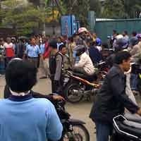 Tuntut UMK, Ratusan Buruh Meubel Eksport Mogok Kerja