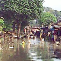 Ratusan Rumah di Driyorejo Terendam Air Setinggi 1,5 Meter