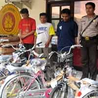 Bingung Tidak Punya Uang, 142 Sepeda Perusahaan Diembat
