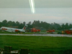 Alvin Lie Heran Pesawat Baru Bisa Terpeleset