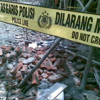 Tertimpa Batu Bata, Pekerja Bangunan Tewas Seketika