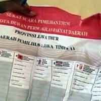 30 Ribu Surat Suara di Pamekasan Ditemukan Rusak