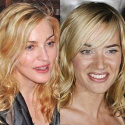 Madonna Contek Habis Wajah Kate Winslet?