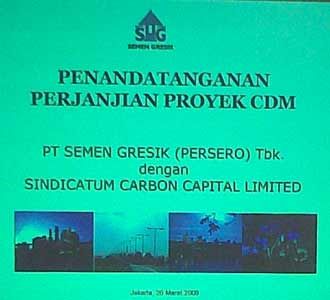 Semen Gresik Incar Kredit Karbon Rp 30 M