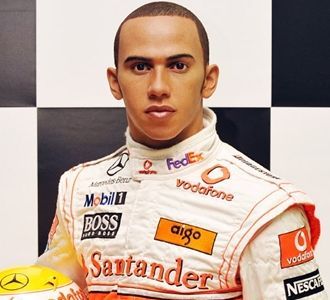 Patung Lilin Hamilton Dipajang