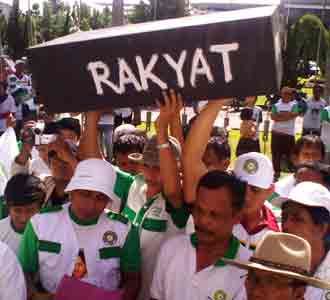 KPUD Riau Dikirim Keranda Mati