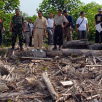 Penyelundupan 14 Ton Kayu Ilegal ke Malaysia Digagalkan