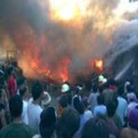 Gedung BCA Cideng & Pabrik Sandal Terbakar