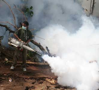 Pengasapan di Situ Gintung