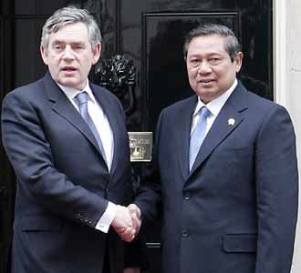 SBY Bertemu PM Inggris