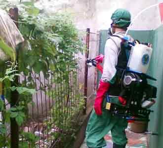 Sekolah TK Disemprot Desinfektan