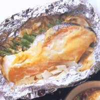 Salmon Panggang Saus Putih