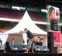 Persiapan Kampanye PDIP di GBK