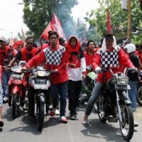 Kampanye PDIP, GBK Merah Total!