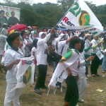 Partai Republikan Bersaing dengan Pedagang di Gasibu