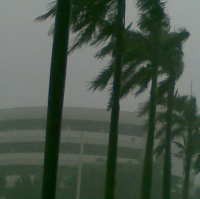 Hujan Deras Disertai Petir Landa Jakarta