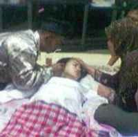 Istri Pratu Teguh yang Hamil Tua Syok dan Pingsan