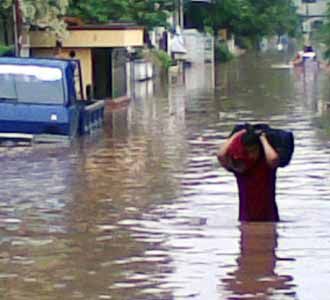Banjir Sepinggang di Bintaro