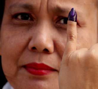 Warga Rutan Antusias Nyontreng