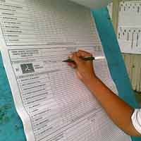 Di TPS Sesepuh Jatim HM Noer, Partai Demokrat Berjaya