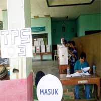 10 TPS di Kompleks TNI AL Mulai Dipadati Pemilih